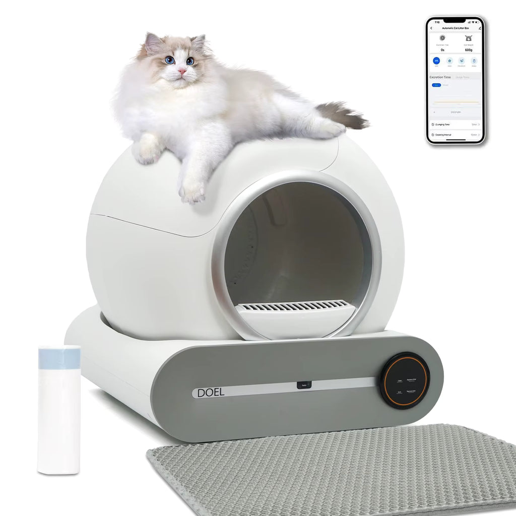 Self-Cleaning Automatic Cat Litter Box 65L